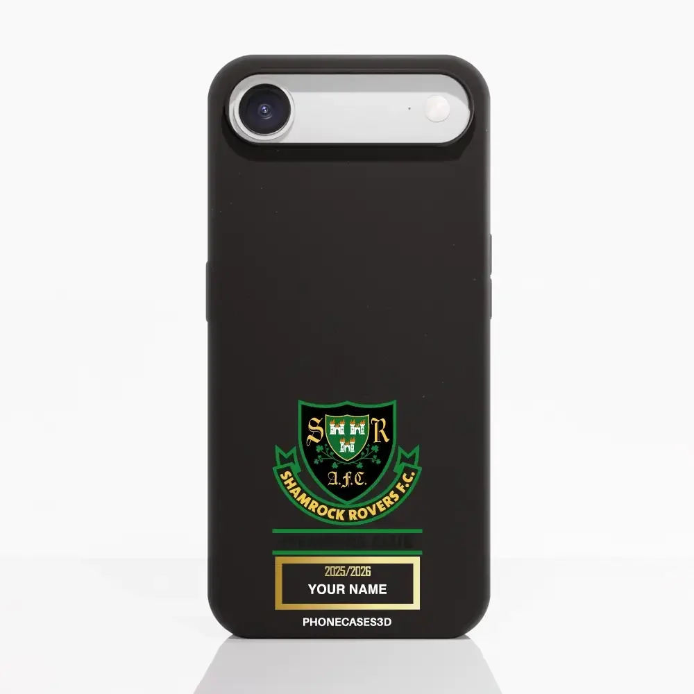 Shamrock Rovers Official Member Compostable Black Phone Case Design Crest + Name - Image 23