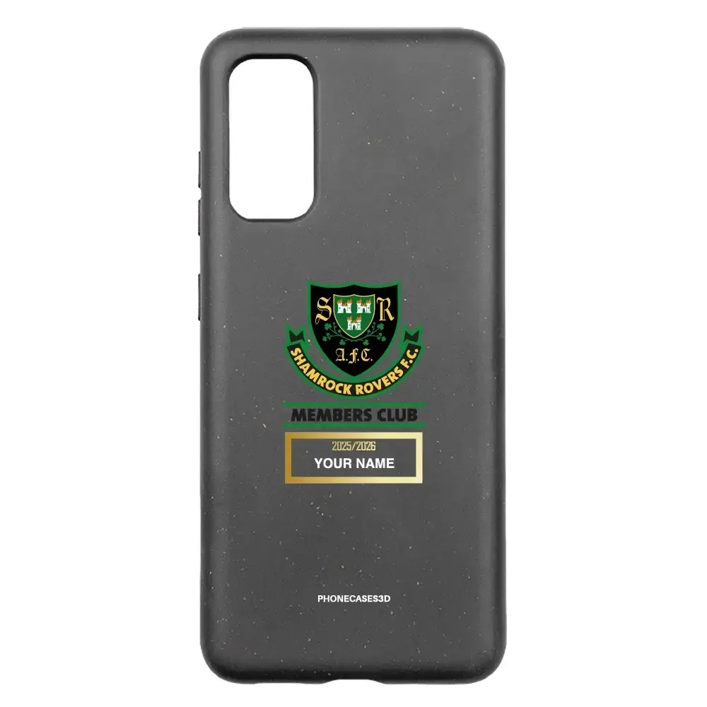 Shamrock Rovers Official Member Compostable Black Phone Case Design Crest + Name - Image 29
