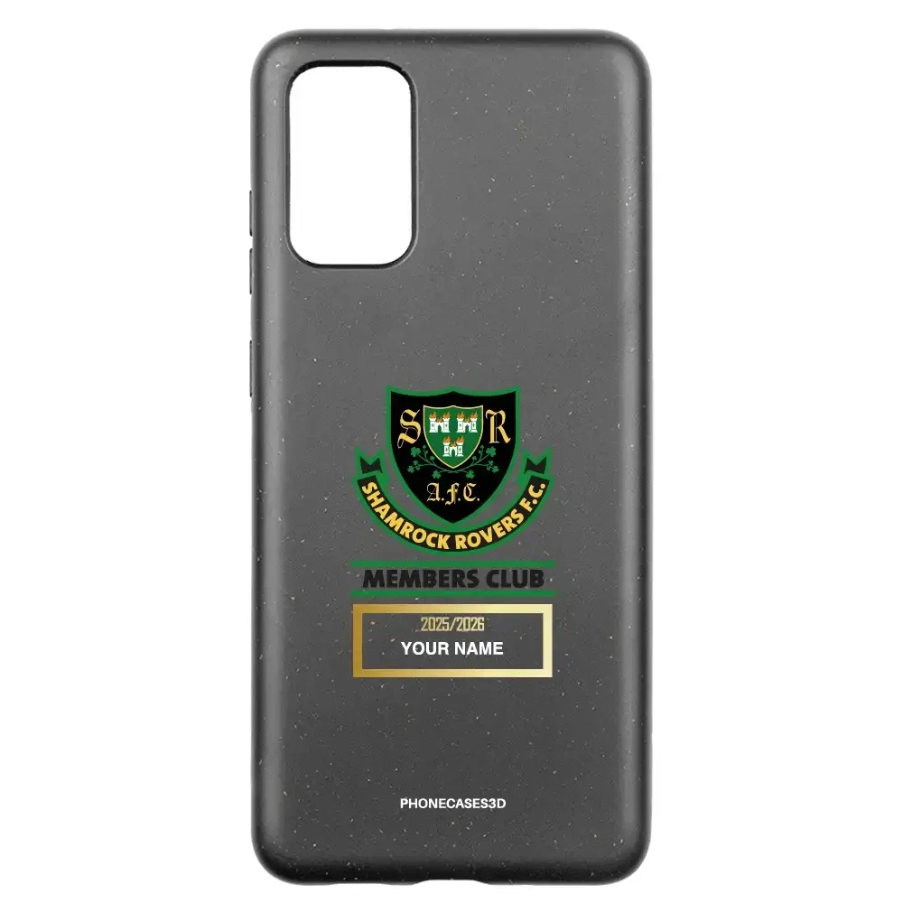 Shamrock Rovers Official Member Compostable Black Phone Case Design Crest + Name - Image 31