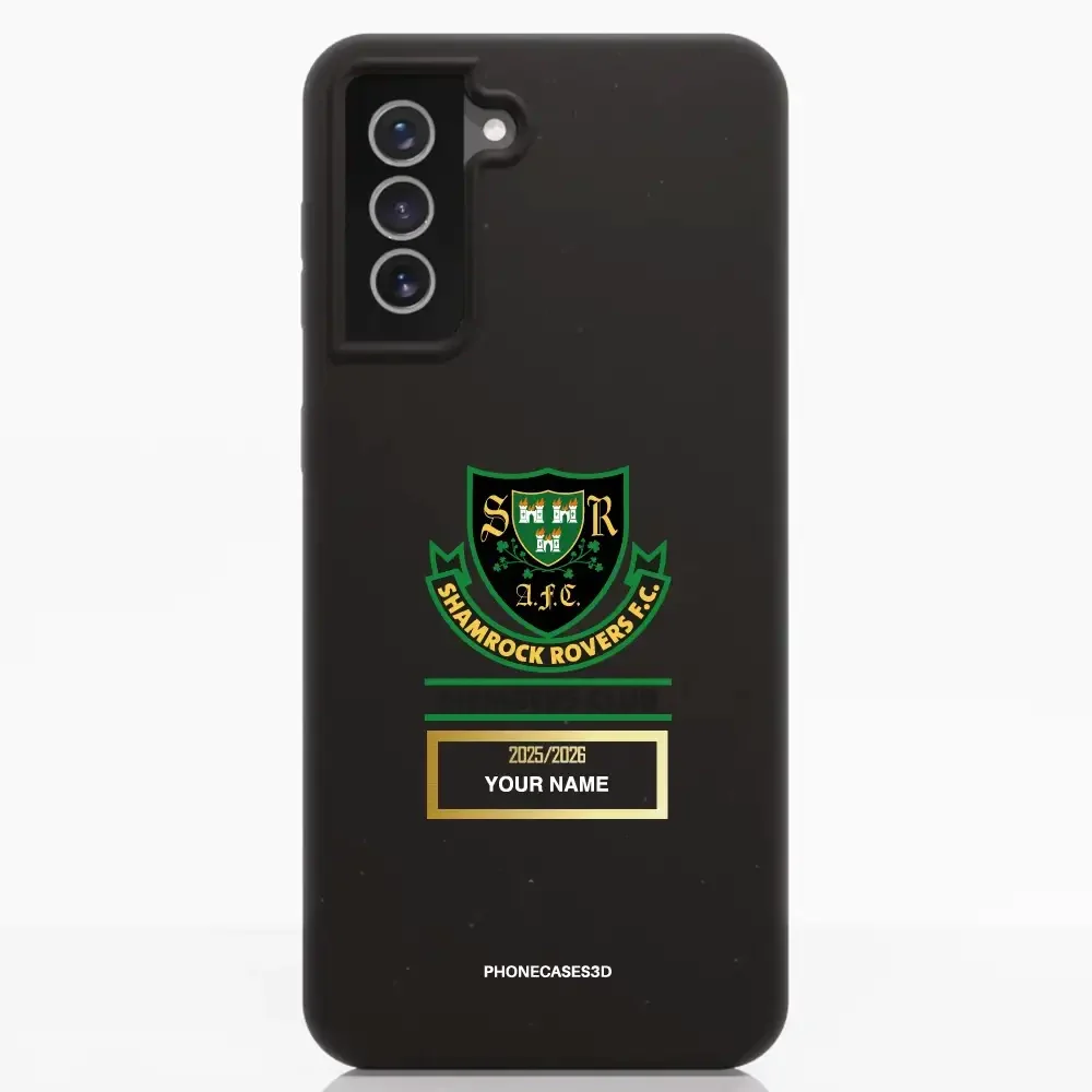 Shamrock Rovers Official Member Compostable Black Phone Case Design Crest + Name - Image 34