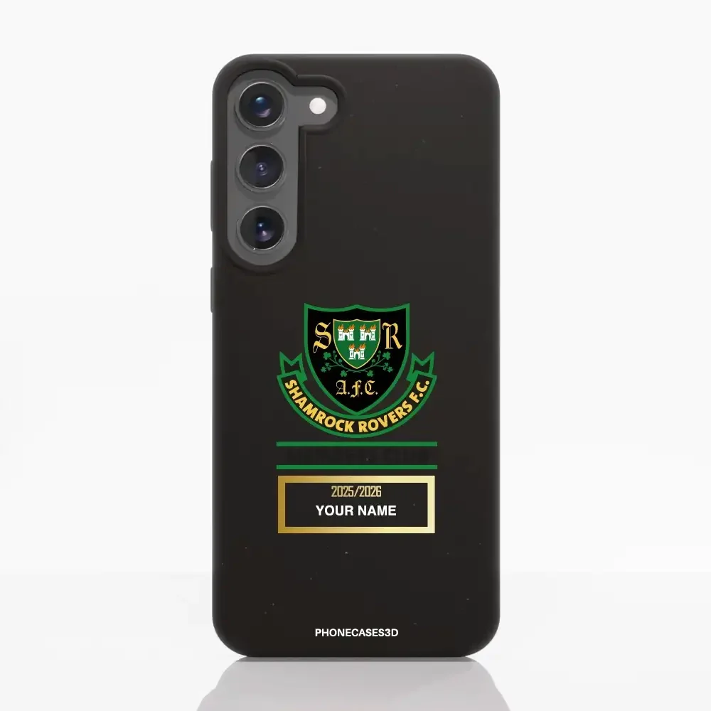 Shamrock Rovers Official Member Compostable Black Phone Case Design Crest + Name - Image 40