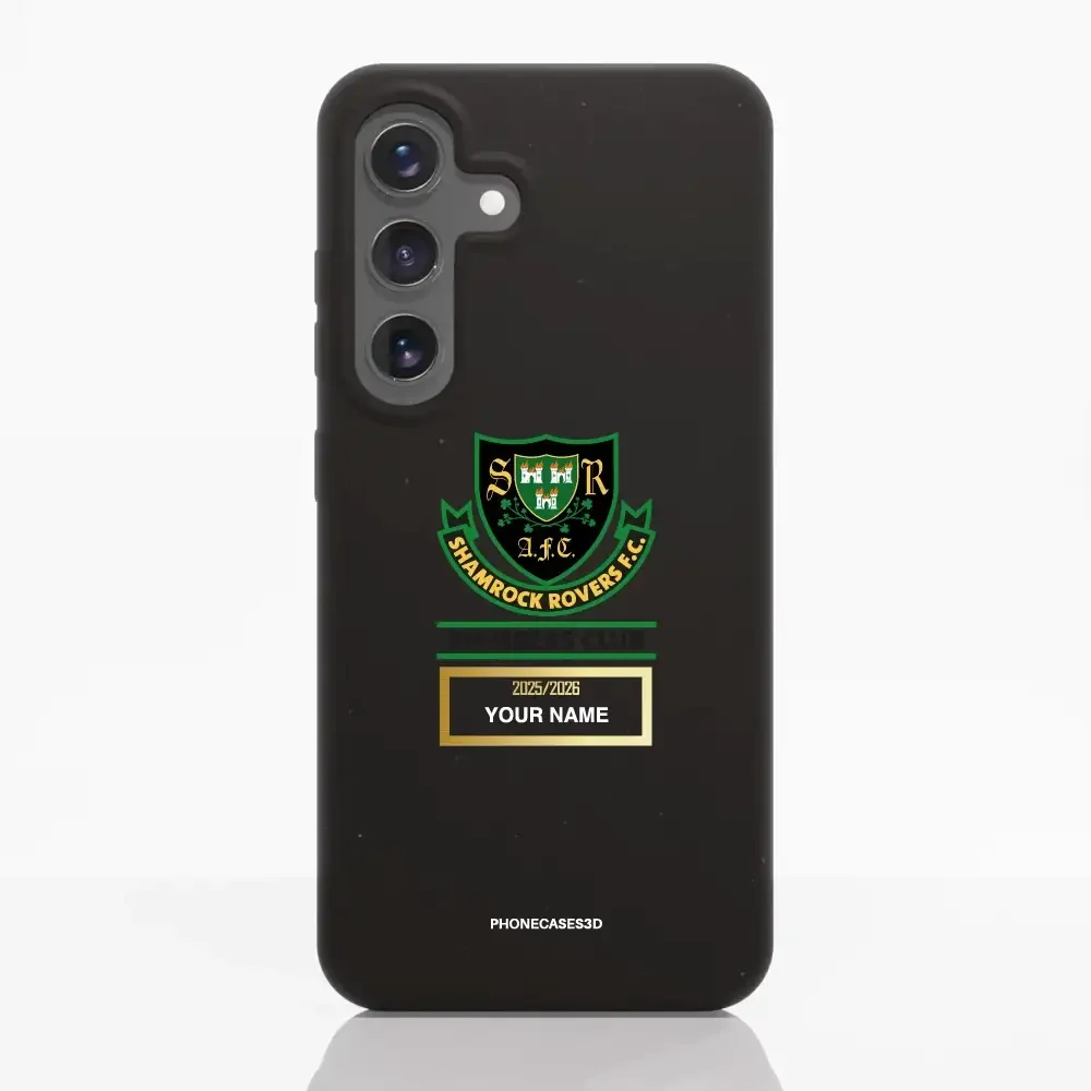 Shamrock Rovers Official Member Compostable Black Phone Case Design Crest + Name - Image 42