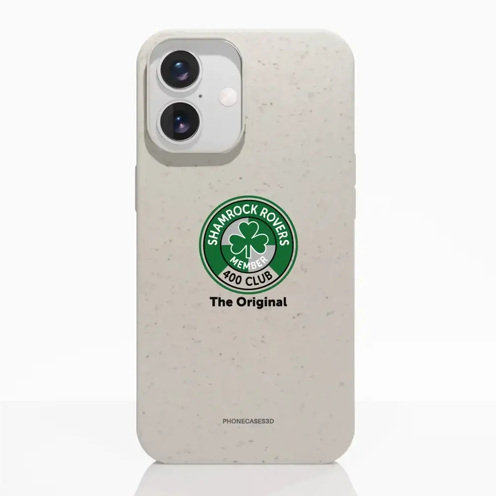 Shamrock Rovers Official Member Compostable White Phone Case Design 400 Club - Image 18