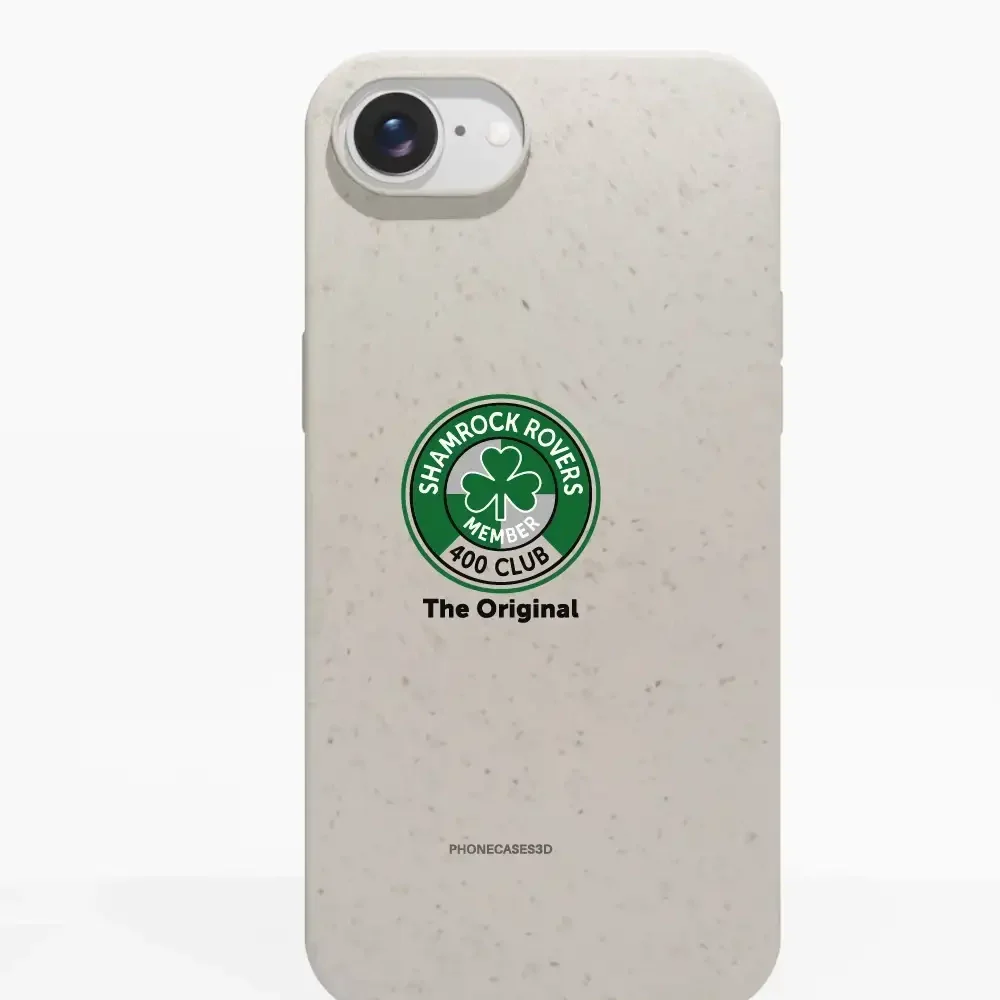 Shamrock Rovers Official Member Compostable White Phone Case Design 400 Club - Image 19