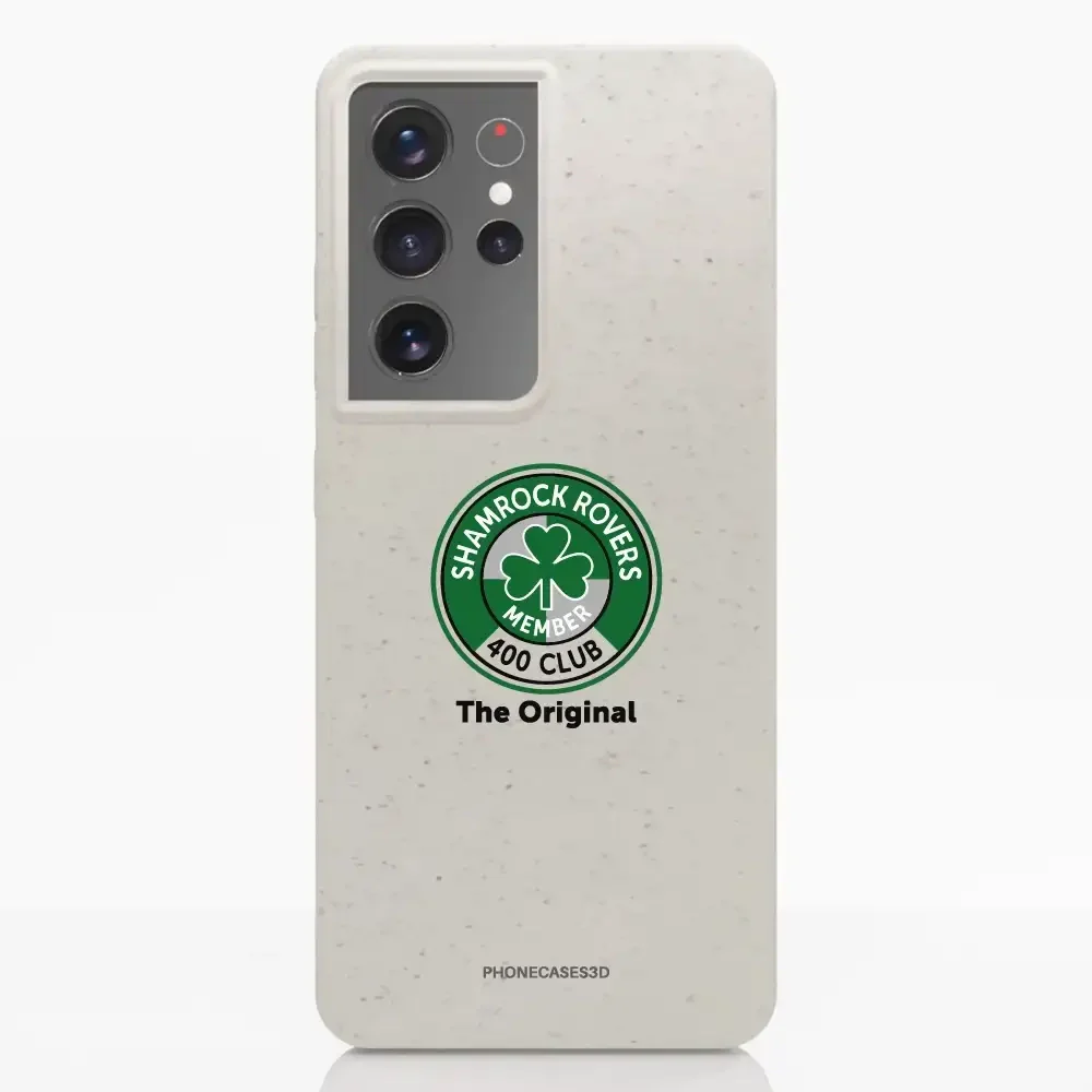 Shamrock Rovers Official Member Compostable White Phone Case Design 400 Club - Image 30