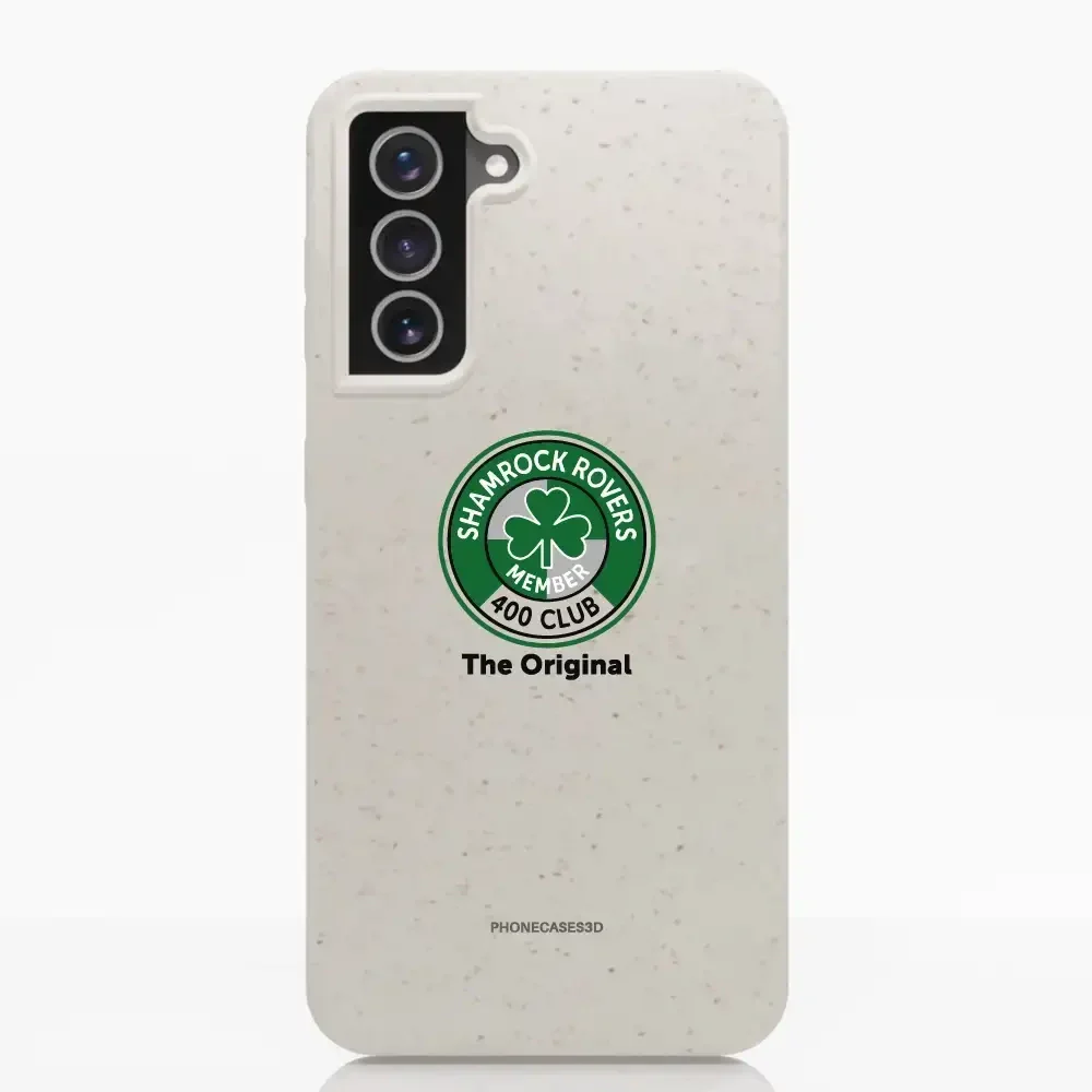 Shamrock Rovers Official Member Compostable White Phone Case Design 400 Club - Image 31