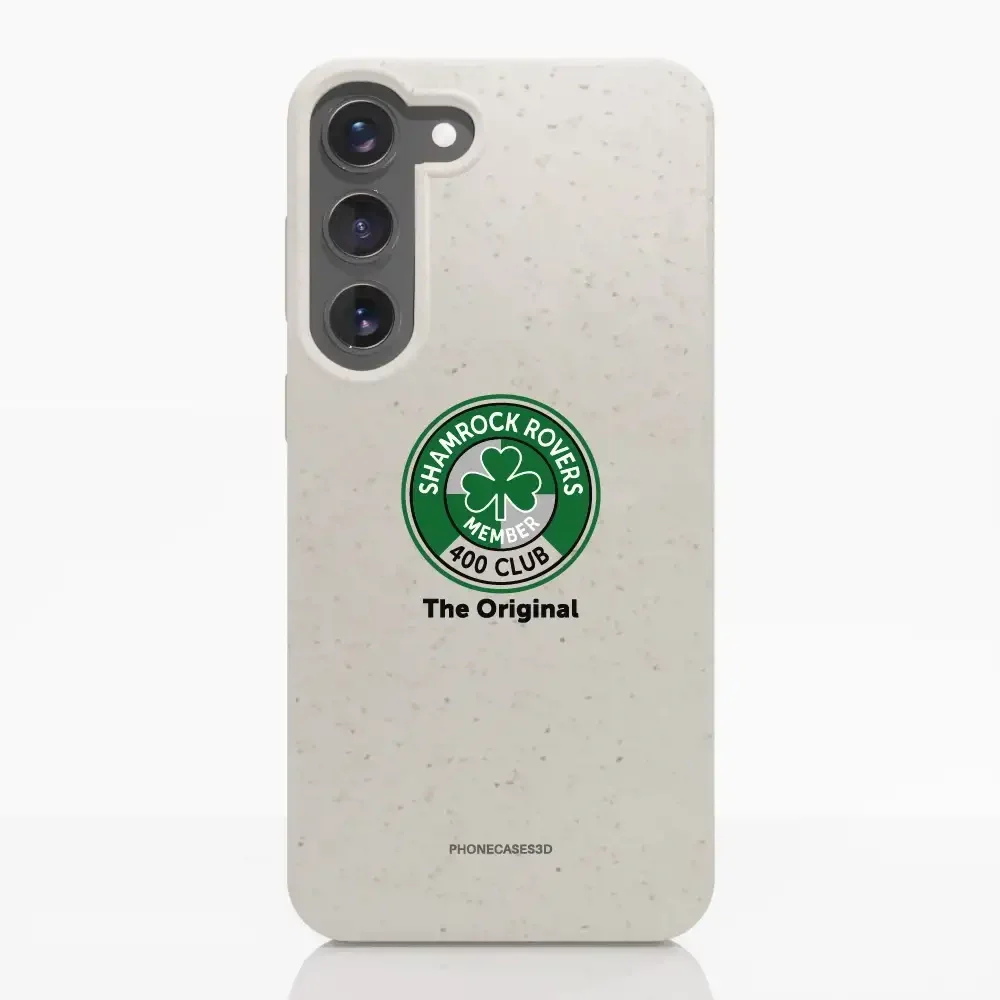 Shamrock Rovers Official Member Compostable White Phone Case Design 400 Club - Image 34