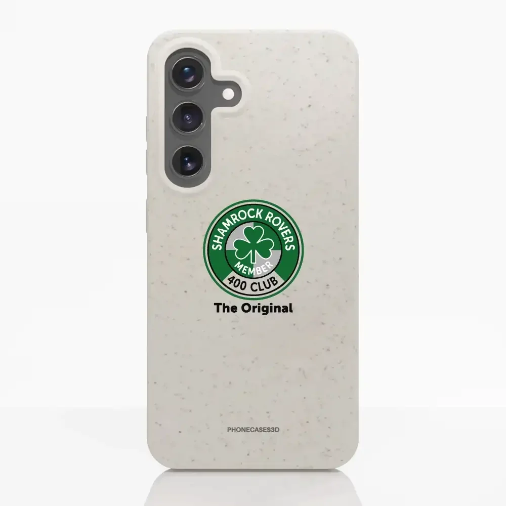 Shamrock Rovers Official Member Compostable White Phone Case Design 400 Club - Image 37
