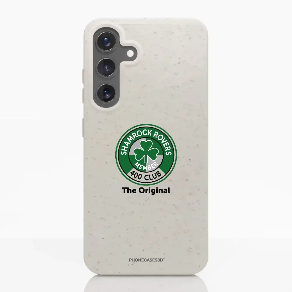Shamrock Rovers Official Member Compostable White Phone Case Design 400 Club - Image 38