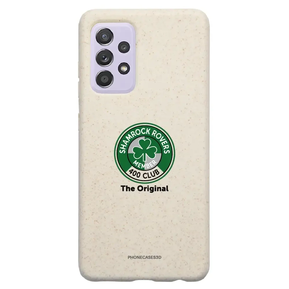 Shamrock Rovers Official Member Compostable White Phone Case Design 400 Club - Image 46