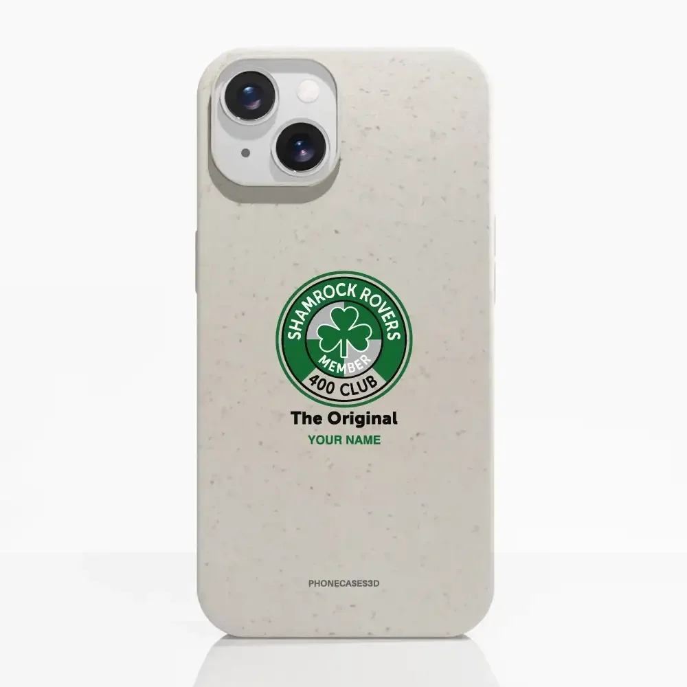Shamrock Rovers Official Member Compostable White Phone Case Design 400 Club + Name - Image 10