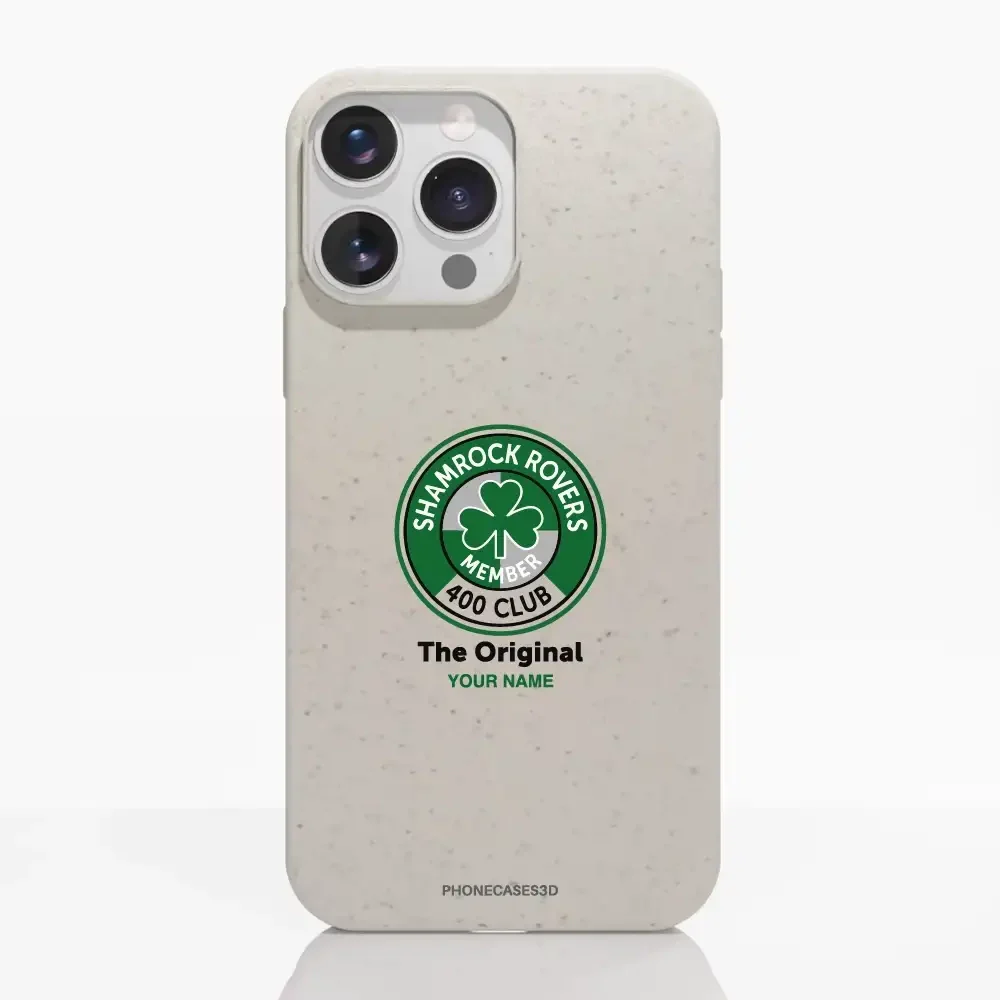 Shamrock Rovers Official Member Compostable White Phone Case Design 400 Club + Name - Image 13