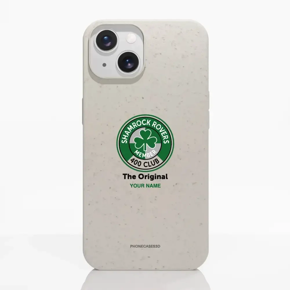 Shamrock Rovers Official Member Compostable White Phone Case Design 400 Club + Name - Image 14
