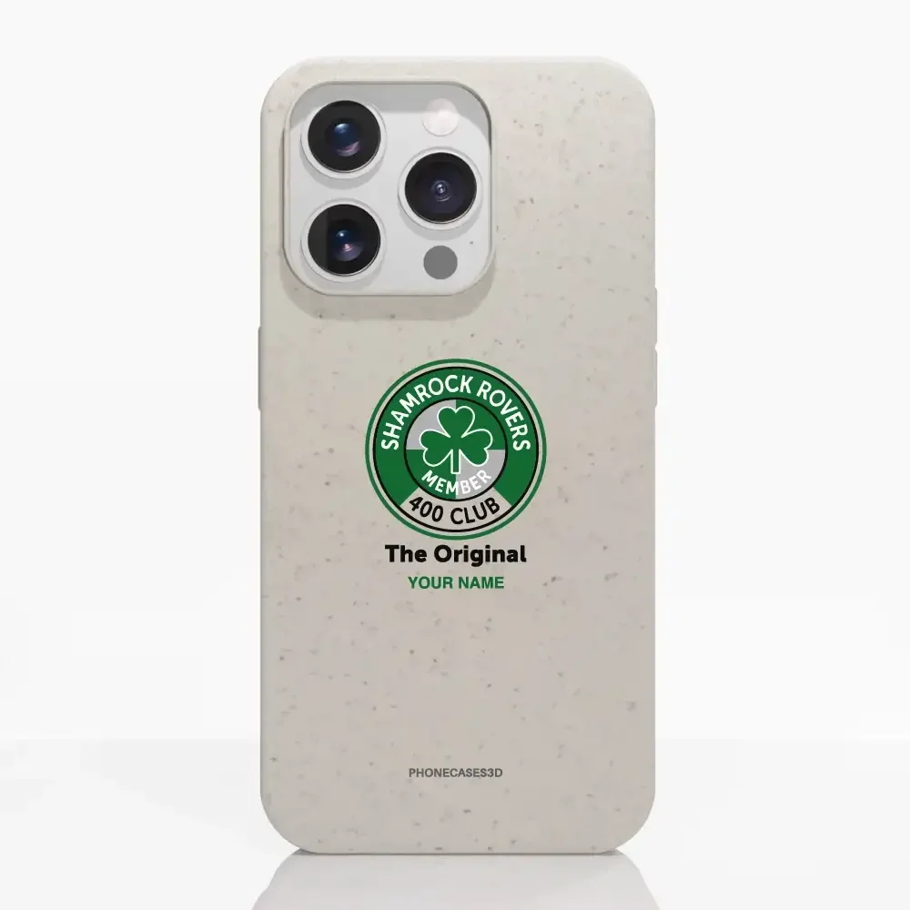 Shamrock Rovers Official Member Compostable White Phone Case Design 400 Club + Name - Image 16