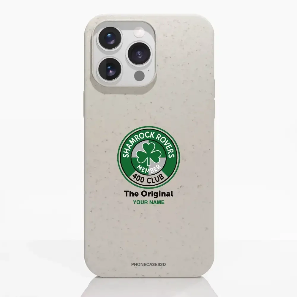 Shamrock Rovers Official Member Compostable White Phone Case Design 400 Club + Name - Image 22