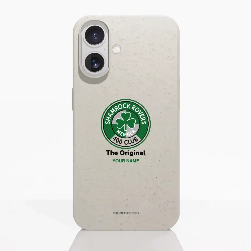 Shamrock Rovers Official Member Compostable White Phone Case Design 400 Club + Name - Image 23