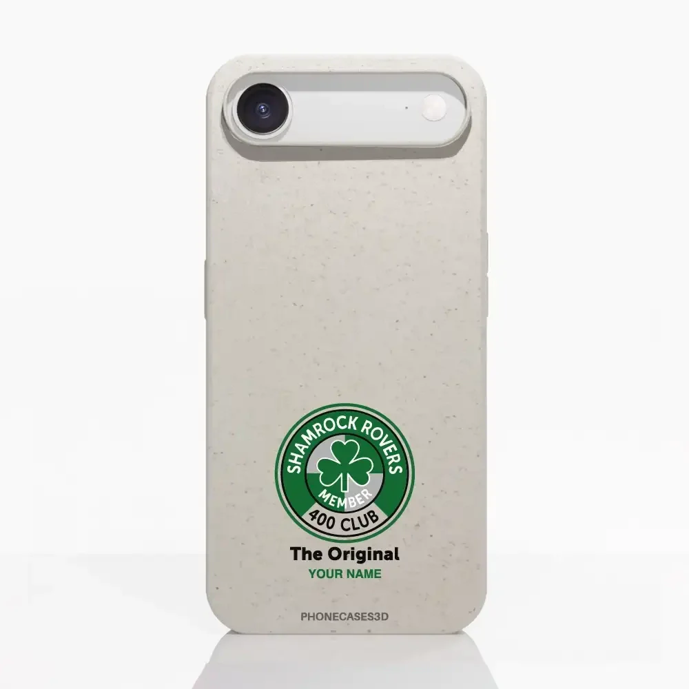 Shamrock Rovers Official Member Compostable White Phone Case Design 400 Club + Name - Image 24