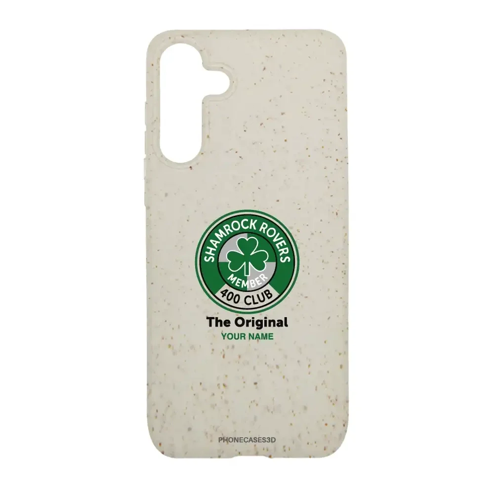 Shamrock Rovers Official Member Compostable White Phone Case Design 400 Club + Name - Image 48