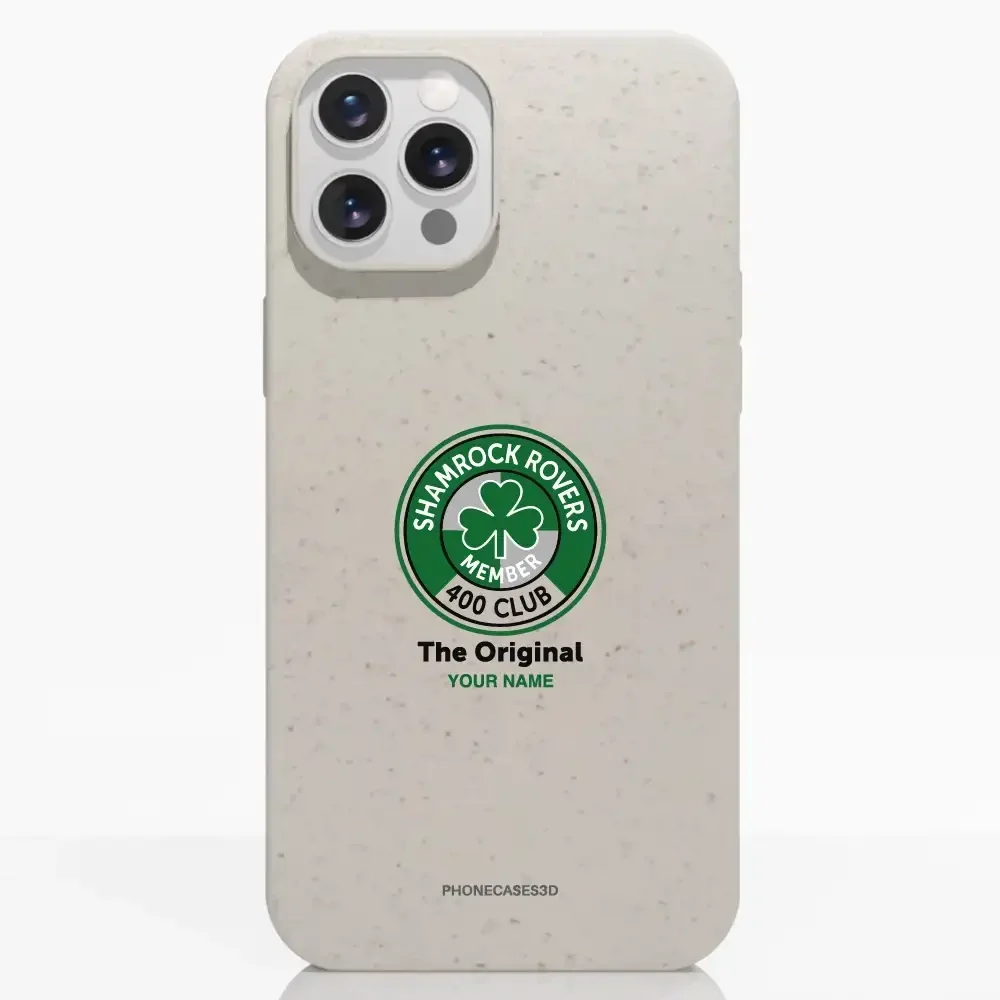 Shamrock Rovers Official Member Compostable White Phone Case Design 400 Club + Name - Image 6