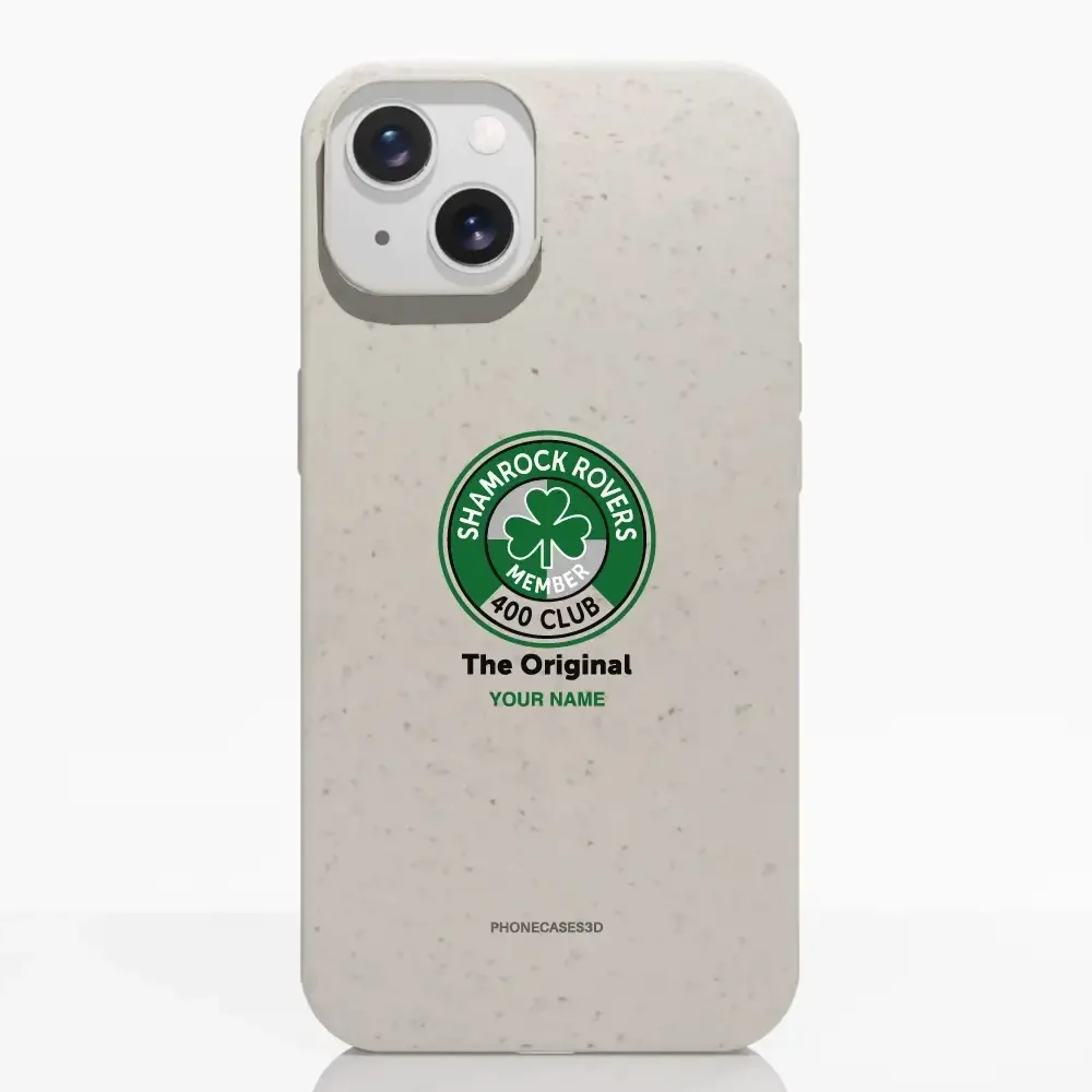 Shamrock Rovers Official Member Compostable White Phone Case Design 400 Club + Name - Image 7