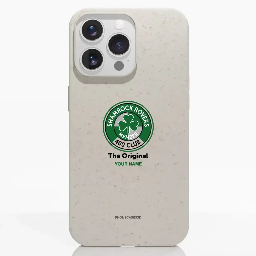 Shamrock Rovers Official Member Compostable White Phone Case Design 400 Club + Name - Image 8