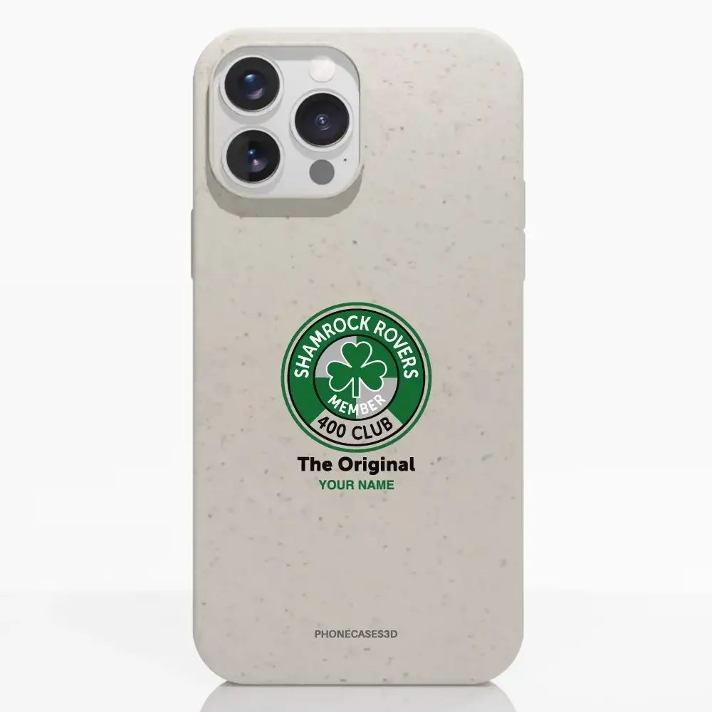 Shamrock Rovers Official Member Compostable White Phone Case Design 400 Club + Name - Image 9
