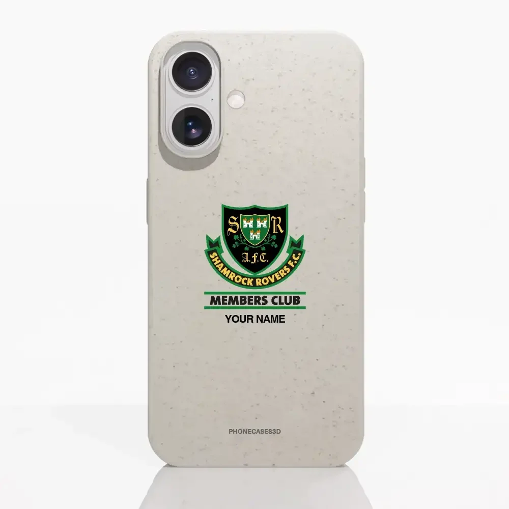 Shamrock Rovers Official Member Compostable White Phone Case Design Crest + Name - Image 23