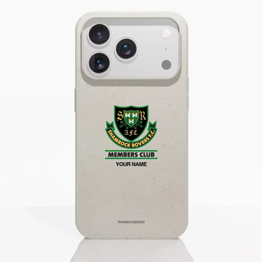 Shamrock Rovers Official Member Compostable White Phone Case Design Crest + Name - Image 25