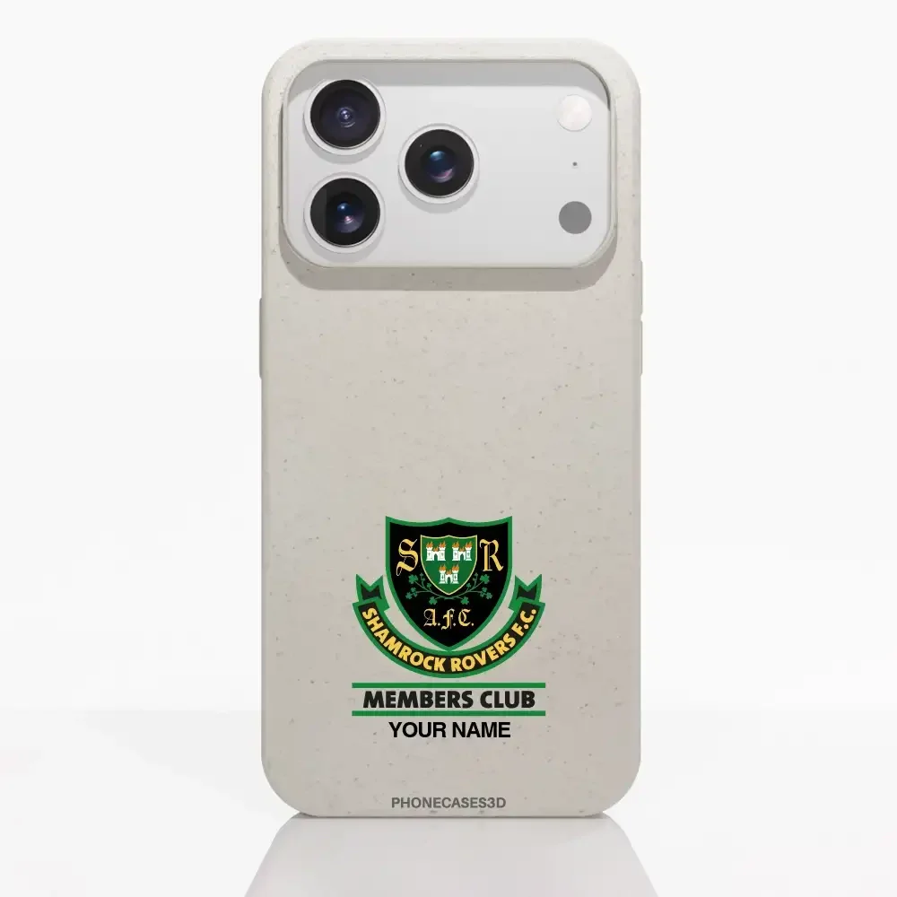 Shamrock Rovers Official Member Compostable White Phone Case Design Crest + Name - Image 26