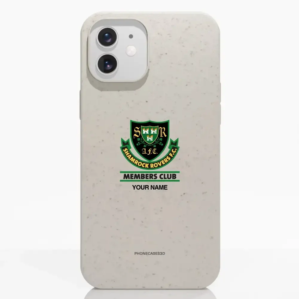 Shamrock Rovers Official Member Compostable White Phone Case Design Crest + Name - Image 4
