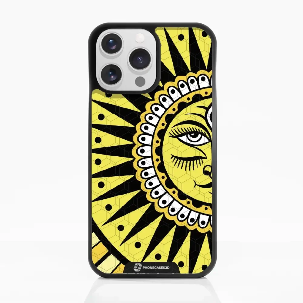 Sinsentido Official 3D Phone Case Design Yellow Cosmic Sun - Image 15