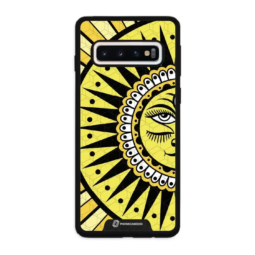 Sinsentido Official 3D Phone Case Design Yellow Cosmic Sun - Image 45