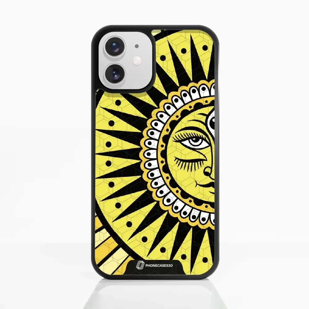 Sinsentido Official 3D Phone Case Design Yellow Cosmic Sun - Image 5