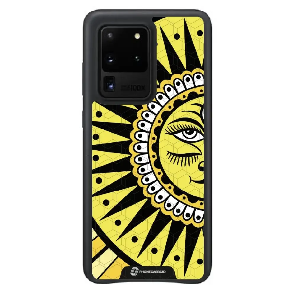 Sinsentido Official 3D Phone Case Design Yellow Cosmic Sun - Image 50