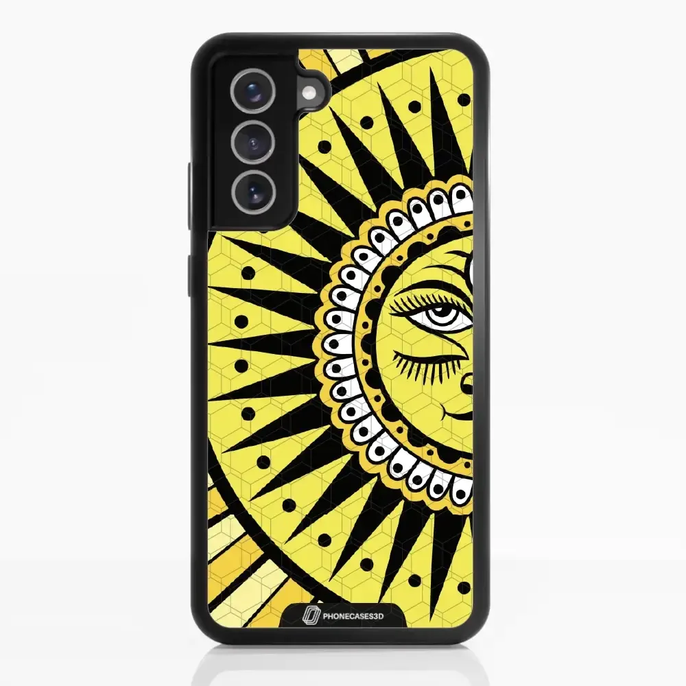 Sinsentido Official 3D Phone Case Design Yellow Cosmic Sun - Image 51