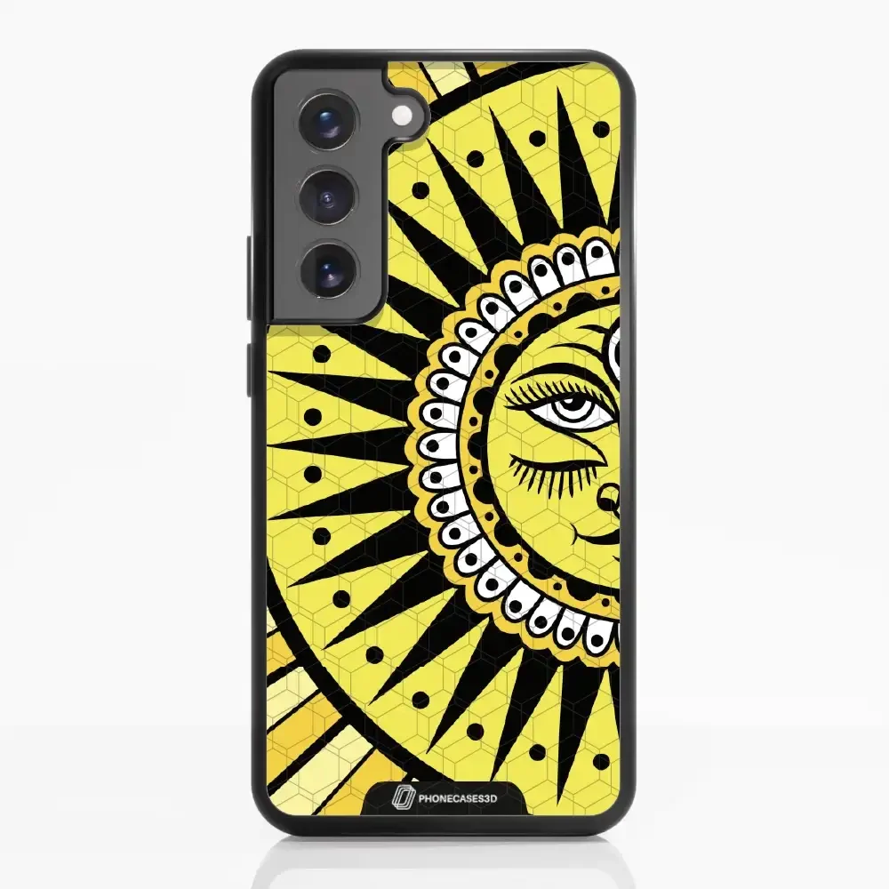 Sinsentido Official 3D Phone Case Design Yellow Cosmic Sun - Image 55