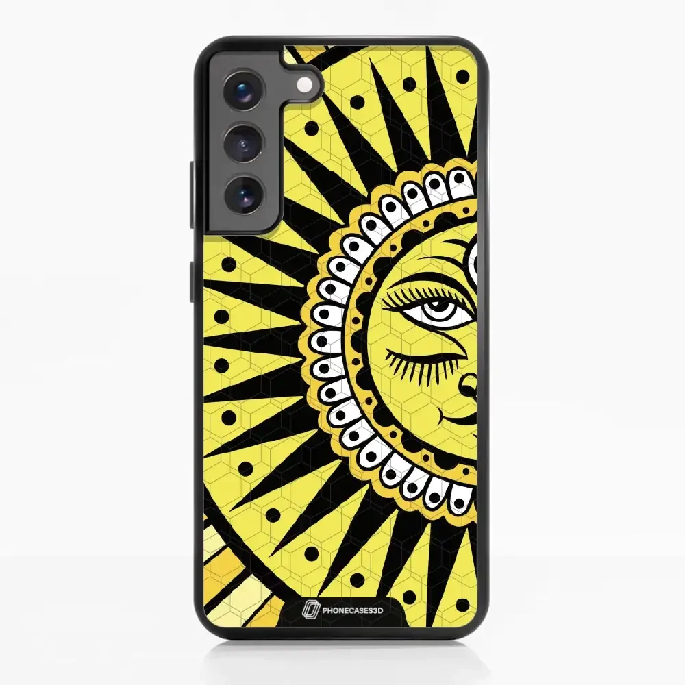 Sinsentido Official 3D Phone Case Design Yellow Cosmic Sun - Image 56