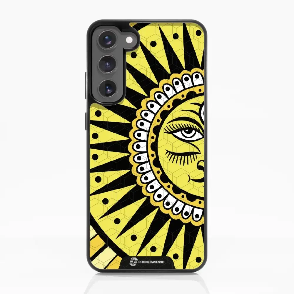 Sinsentido Official 3D Phone Case Design Yellow Cosmic Sun - Image 60