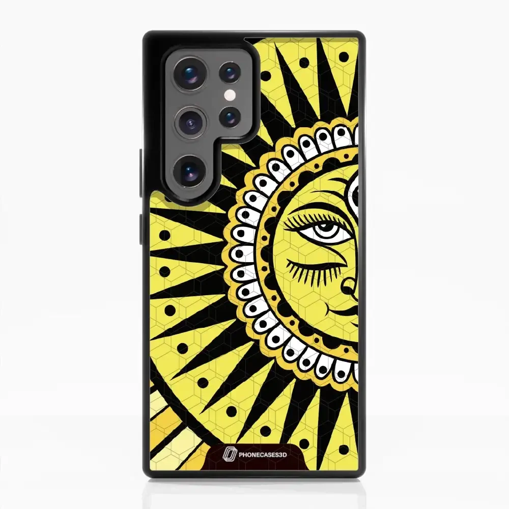 Sinsentido Official 3D Phone Case Design Yellow Cosmic Sun - Image 67