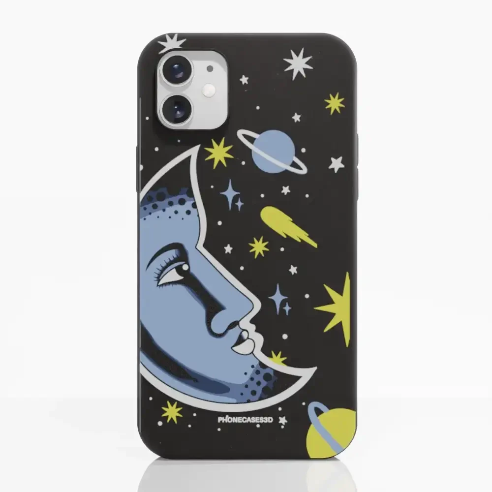 Sinsentido Official Compostable Phone Case Design Planet Moon