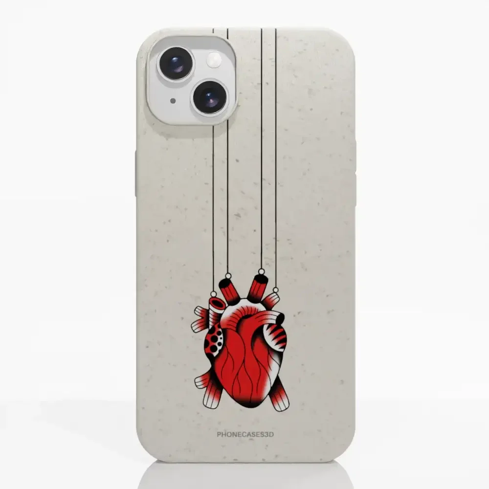 Sinsentido Official Compostable Phone Case Design Small Hanging Heart - Image 11