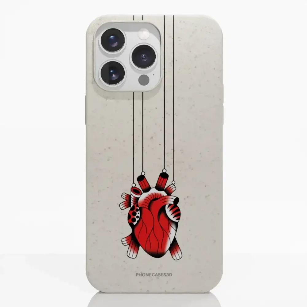 Sinsentido Official Compostable Phone Case Design Small Hanging Heart - Image 22