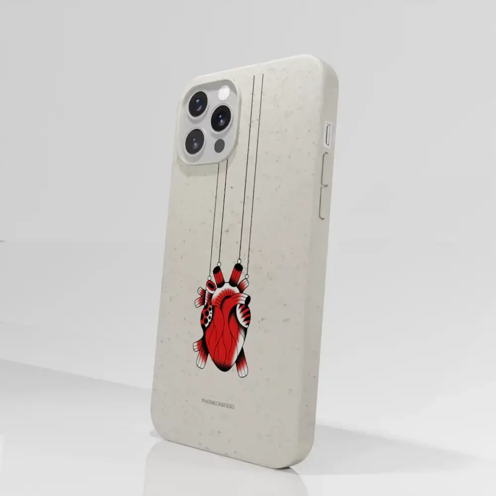 Sinsentido Official Compostable Phone Case Design Small Hanging Heart - Image 55