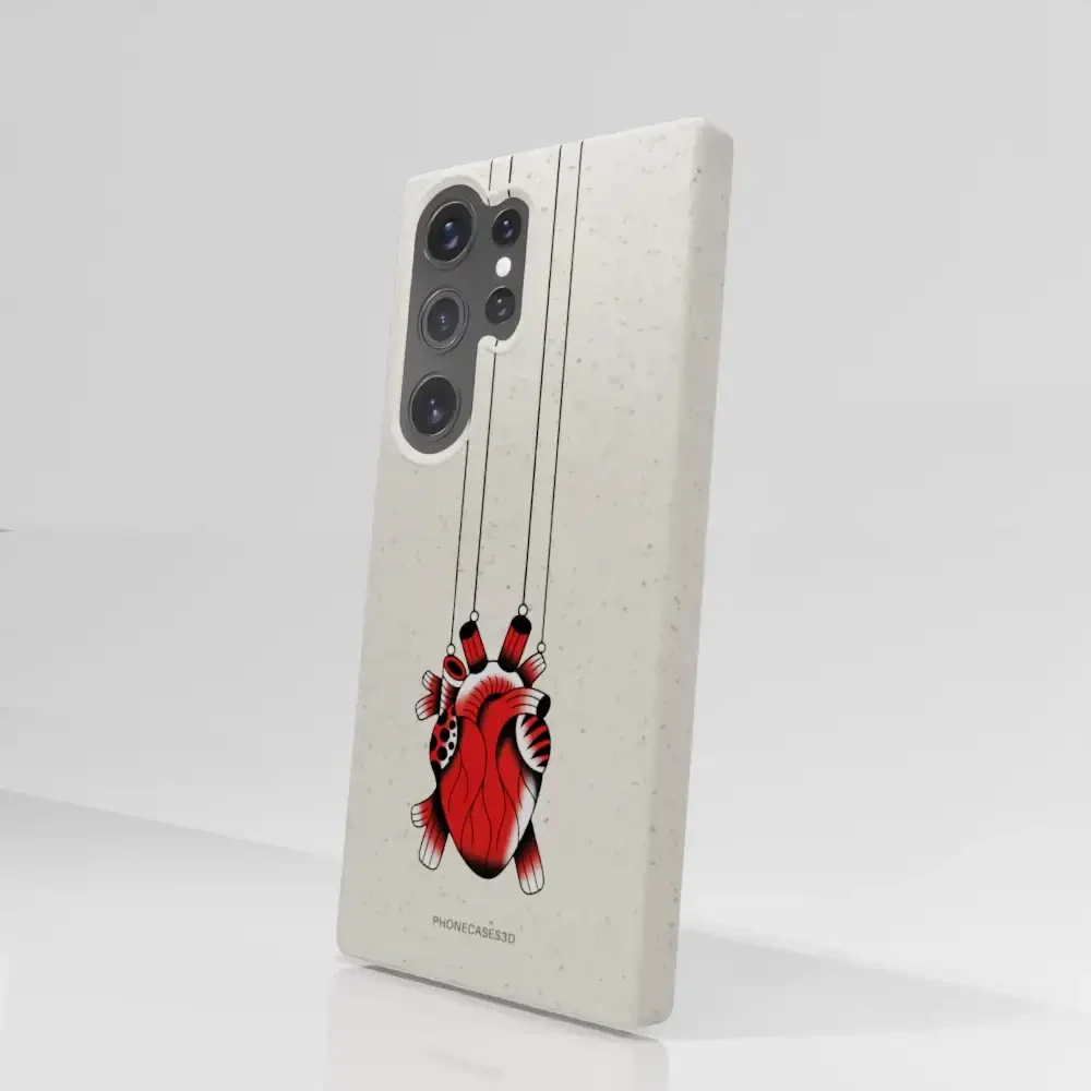 Sinsentido Official Compostable Phone Case Design Small Hanging Heart - Image 81
