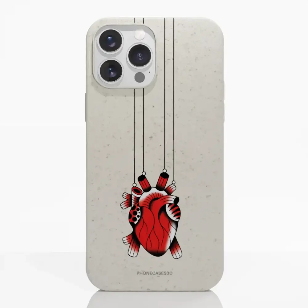 Sinsentido Official Compostable Phone Case Design Small Hanging Heart - Image 9