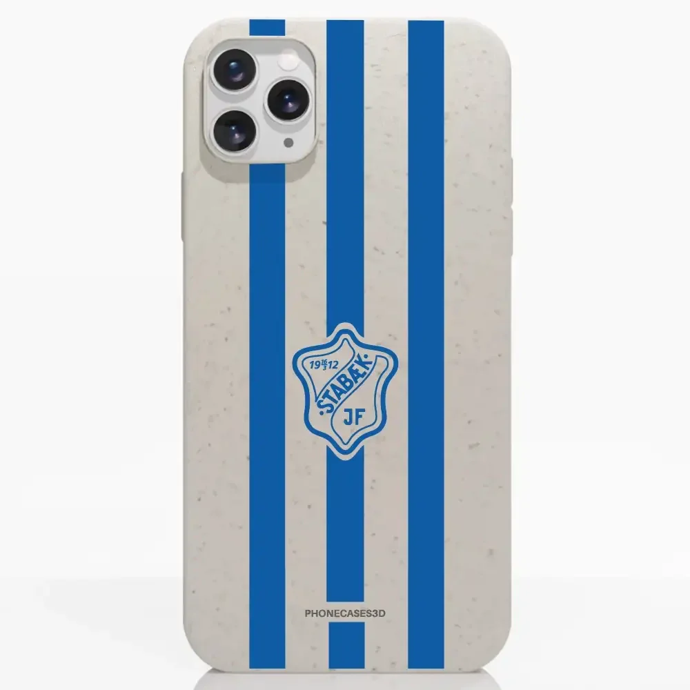Stabæk Fotball Official Compostable Phone Case Design Blue crest + stripes - Image 3