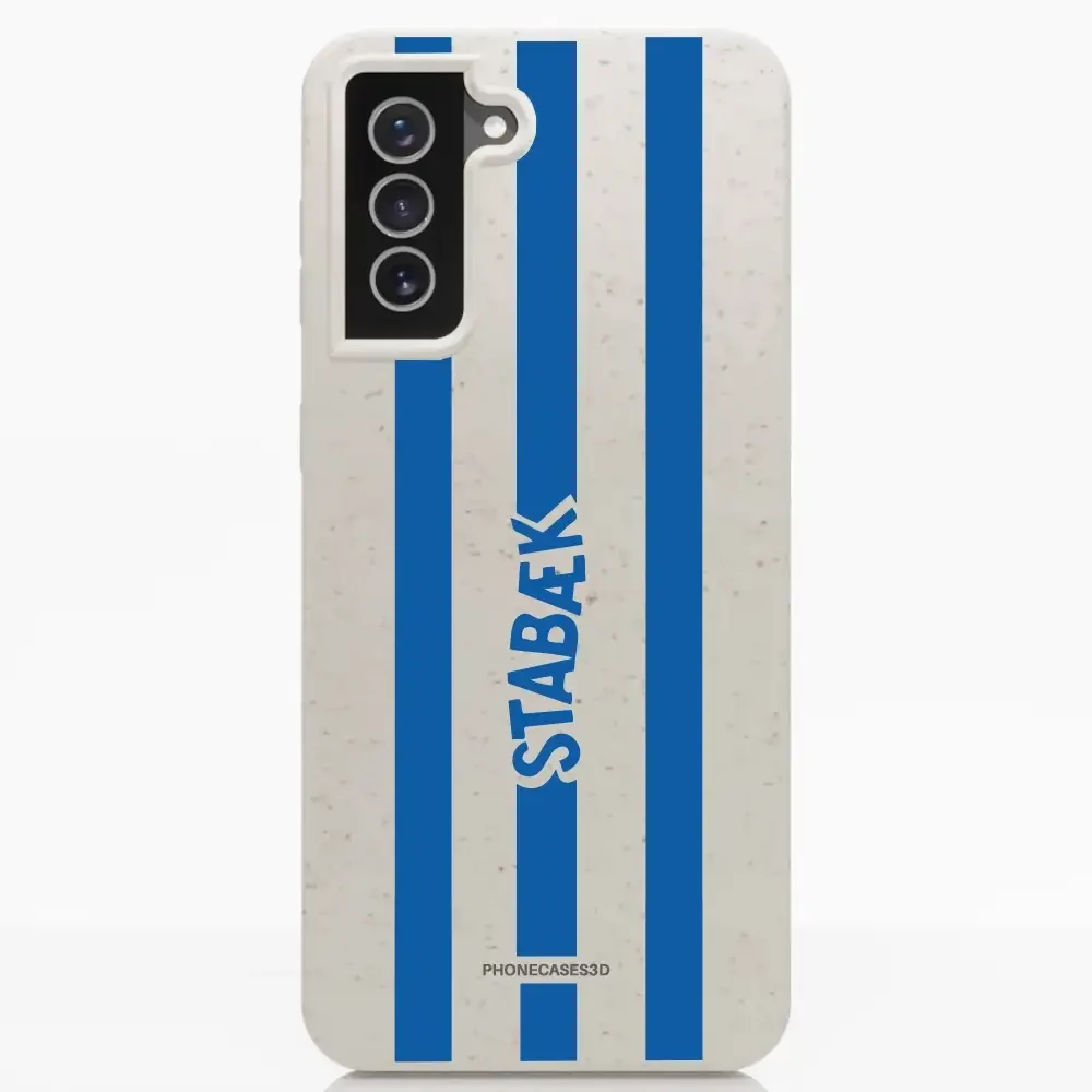 Stabæk Fotball Official Compostable Phone Case Design Blue Wordmark + stripes - Image 29