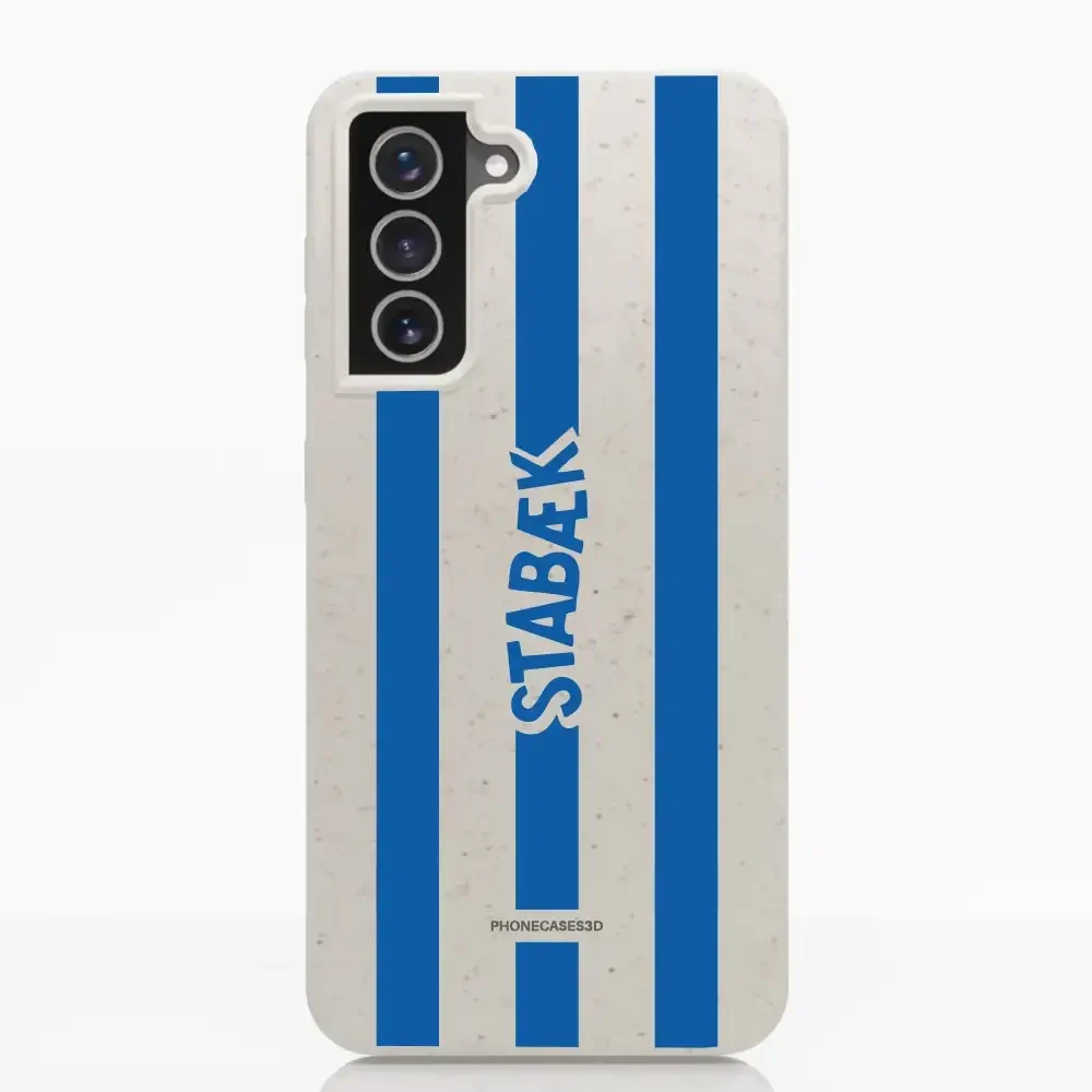 Stabæk Fotball Official Compostable Phone Case Design Blue Wordmark + stripes - Image 31