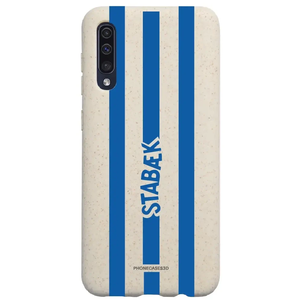 Stabæk Fotball Official Compostable Phone Case Design Blue Wordmark + stripes - Image 44