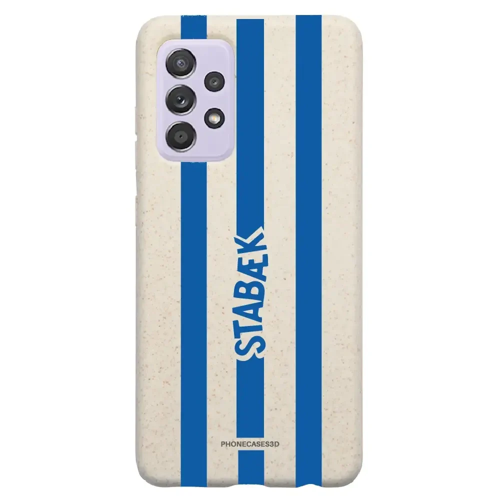 Stabæk Fotball Official Compostable Phone Case Design Blue Wordmark + stripes - Image 46